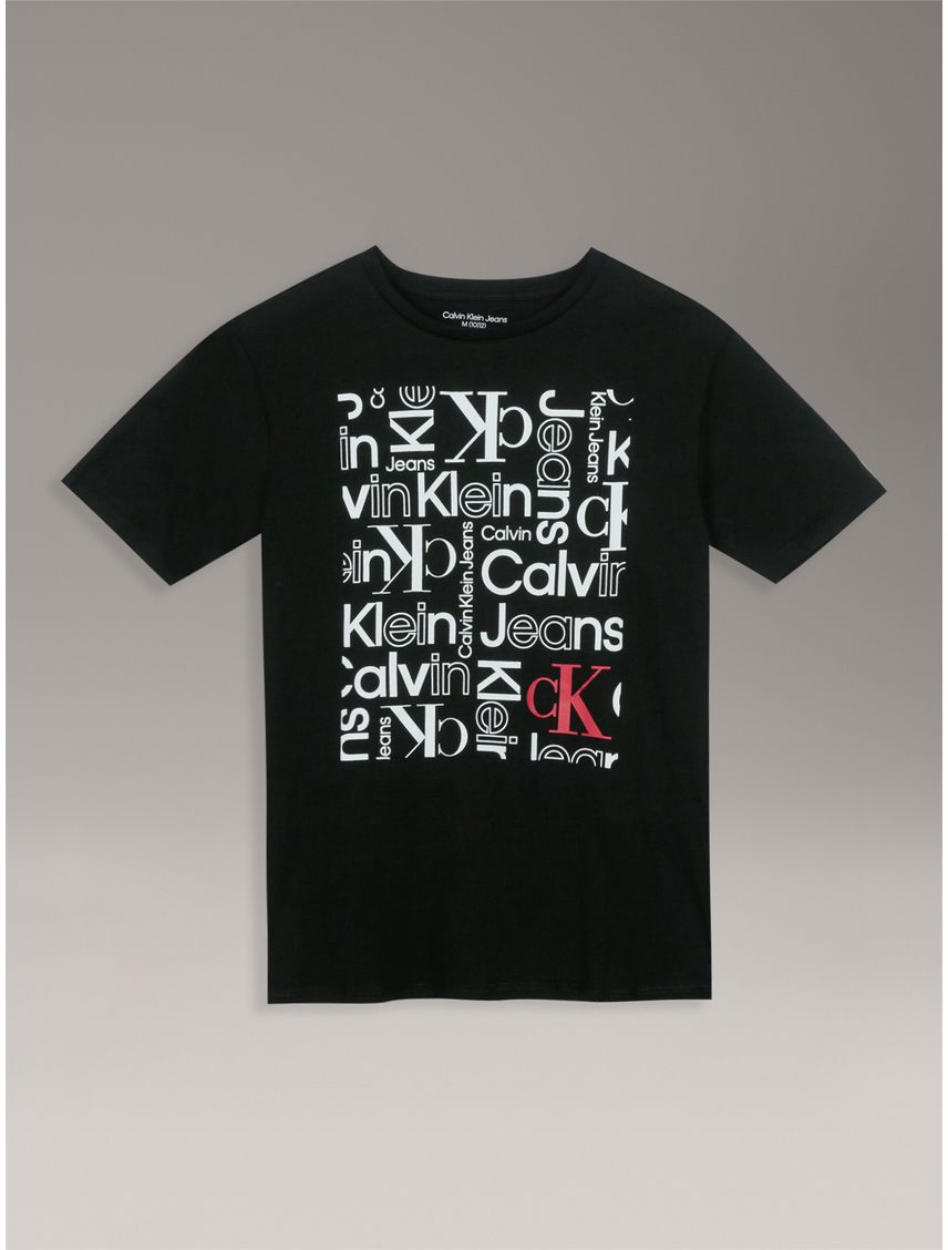 Polera Niño Puzzled Logo
