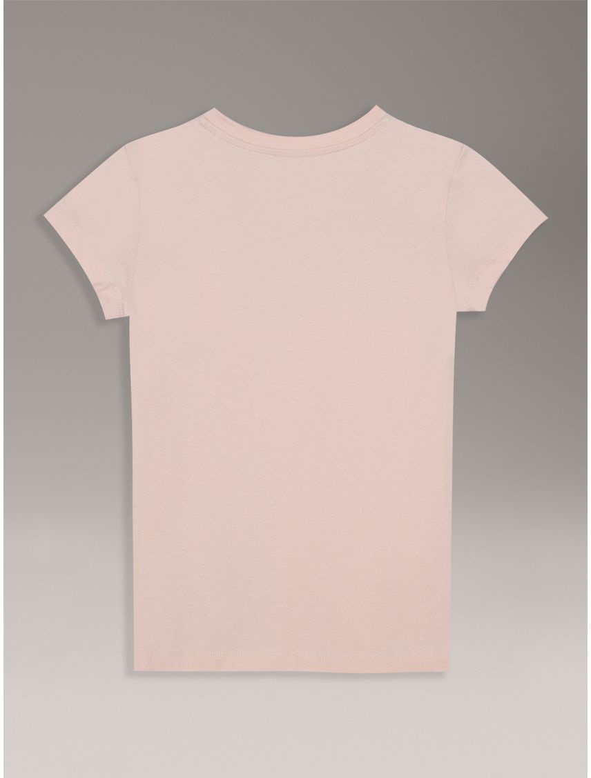 Polera Niña Slim Con Logo