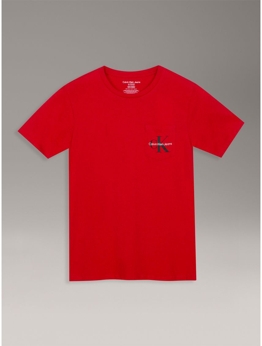 Polera Niño Con Bolsillo Y Logotipo