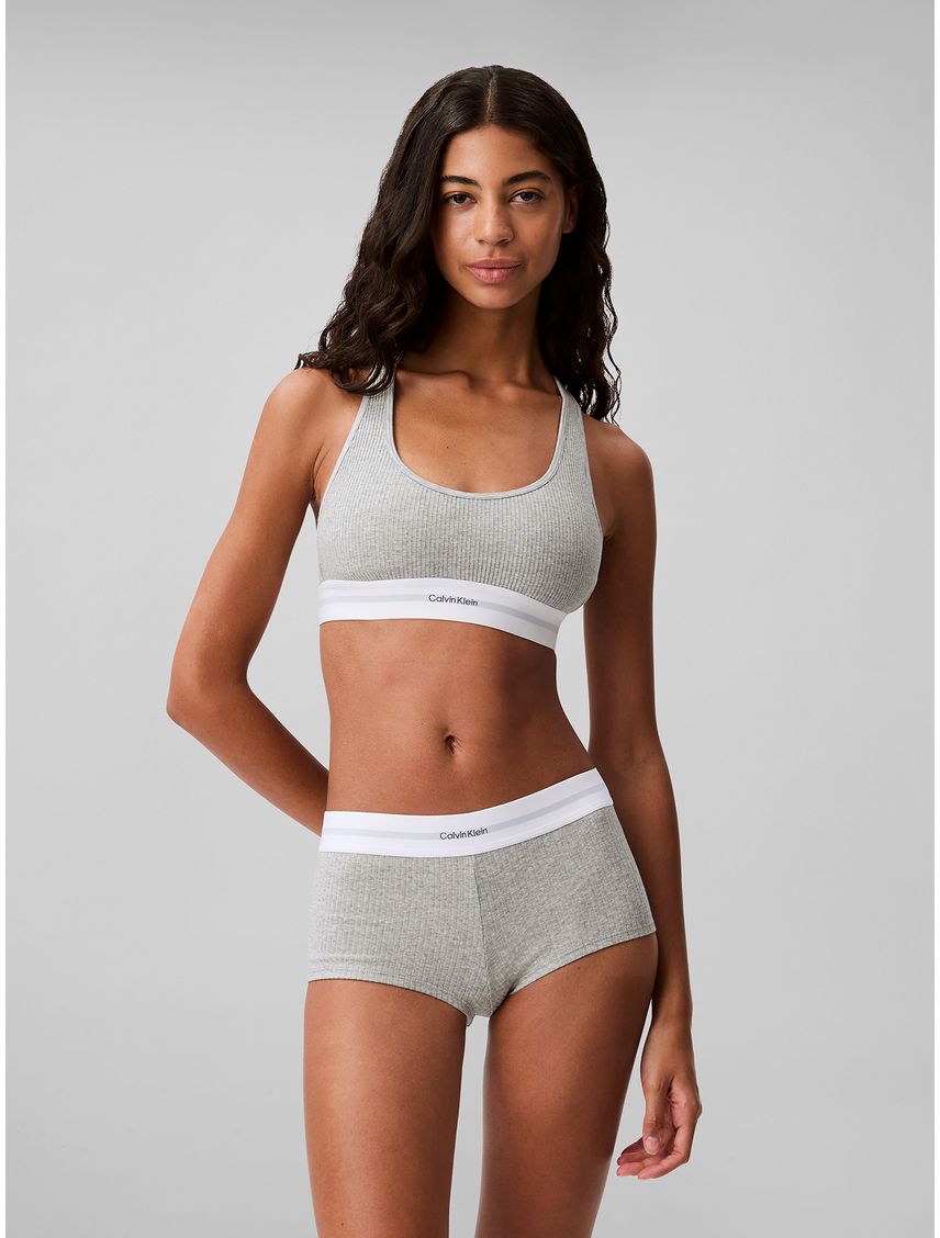 Calzón Boyshort Cotton Modal Rib