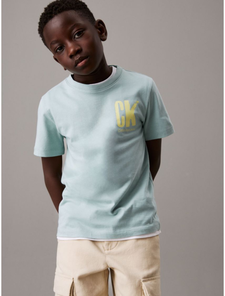 Polera Niño Chest Surf Graphic