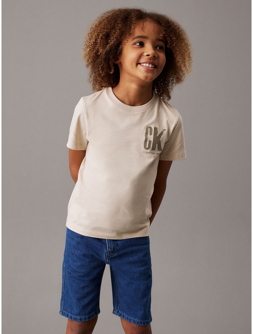 Polera Niño Chest Surf Graphic