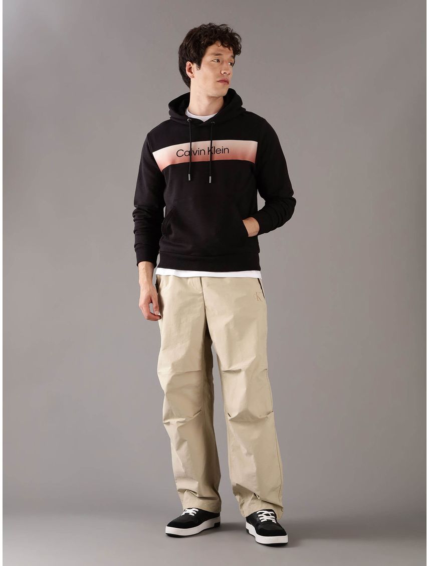 Polerón con Gorro Chest Logo