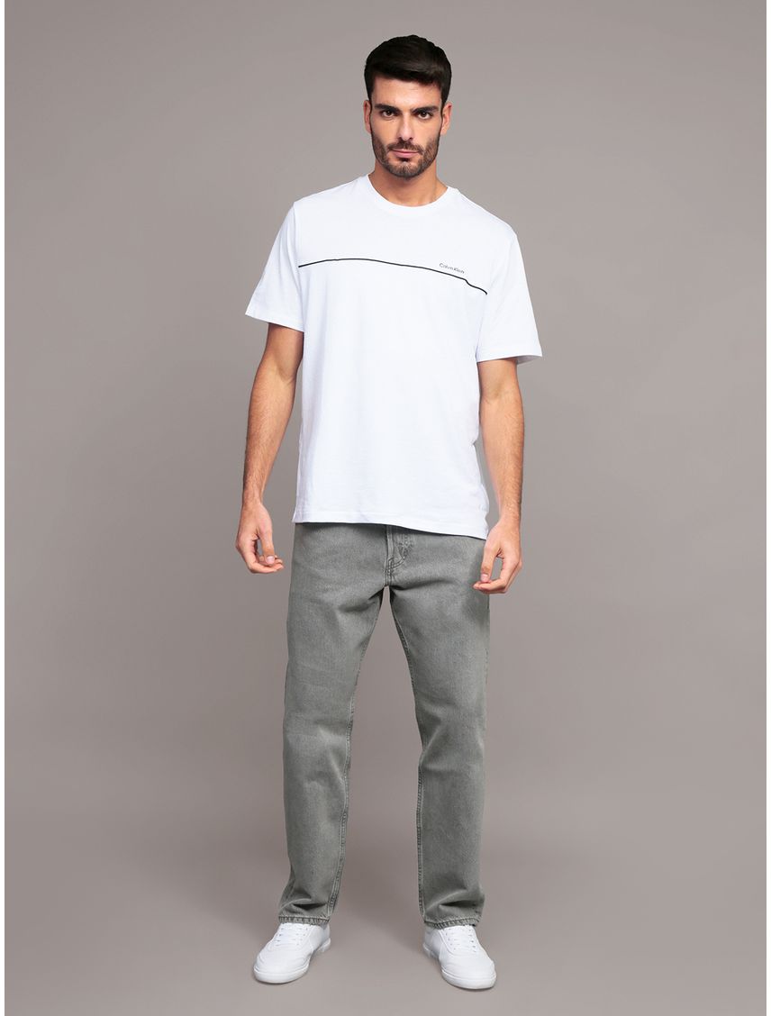 Polera Texture Blocked Piping