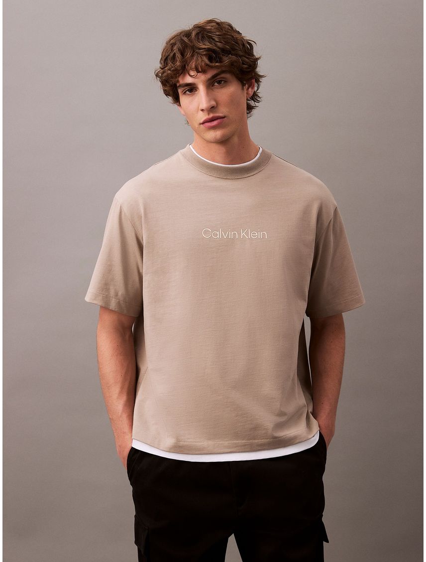 Polera Relaxed con Logo