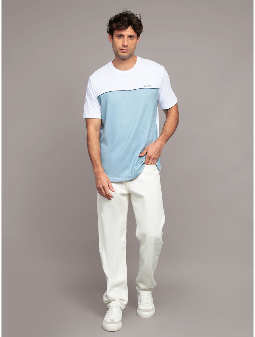 Polera Texture Blocked Piping