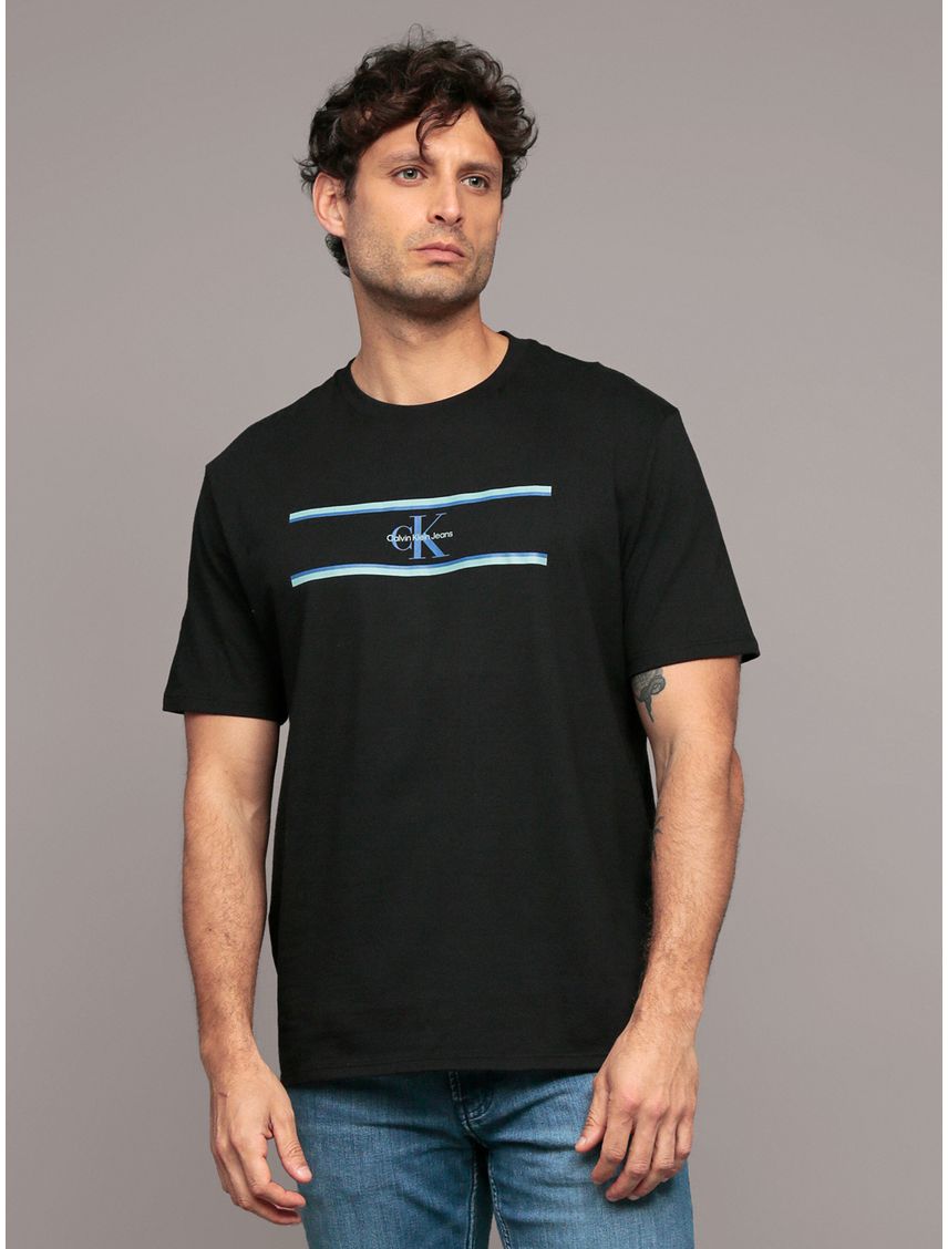 Polera Ck Bar Stripe