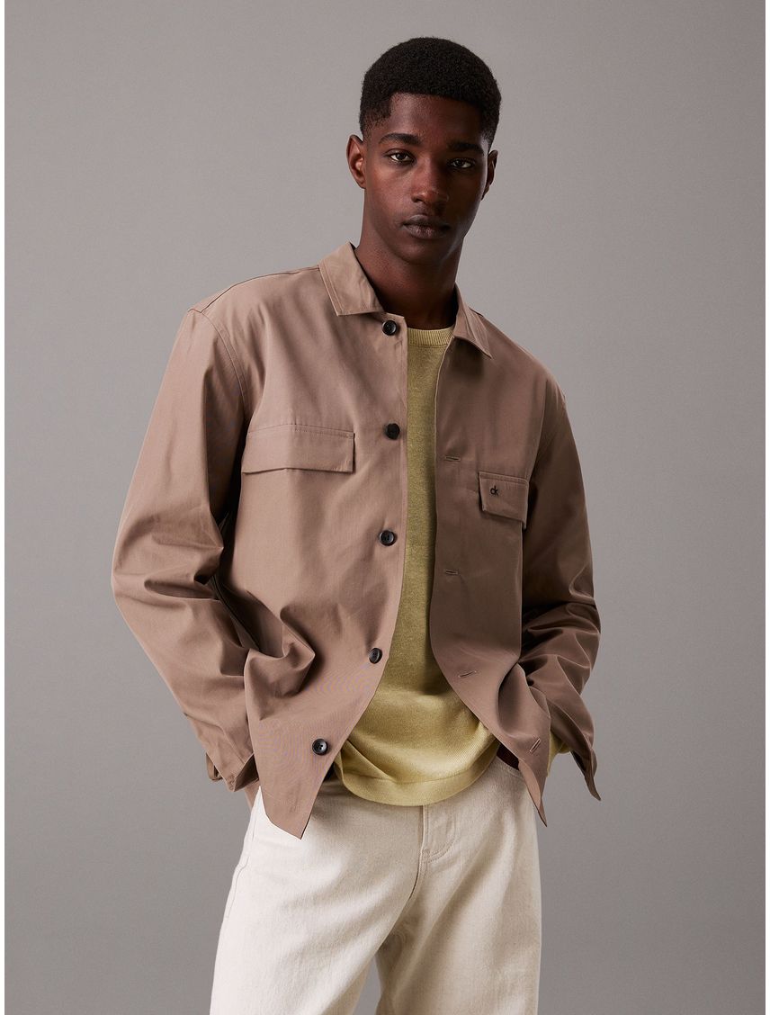 Sobrecamisa de Sarga Boxy