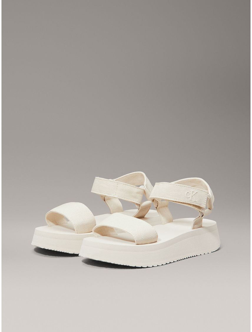 Sandalias de Lona Velcro Webbing