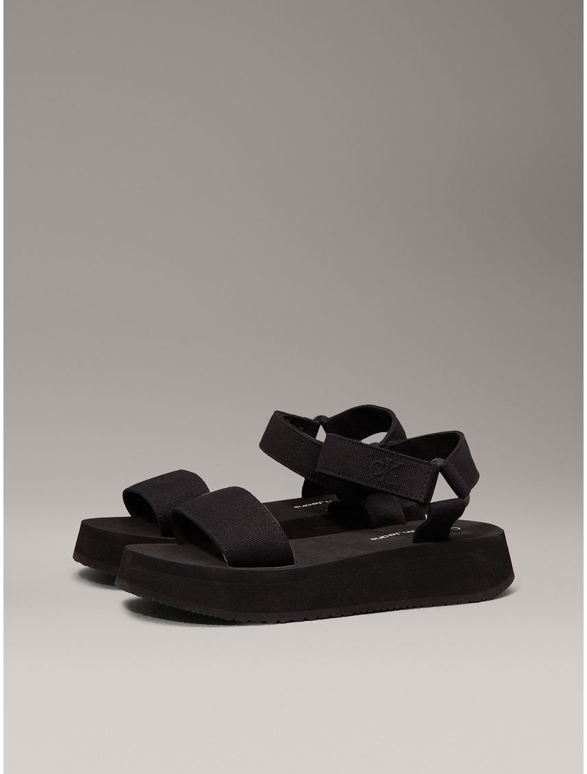 Sandalias de Lona Velcro Webbing