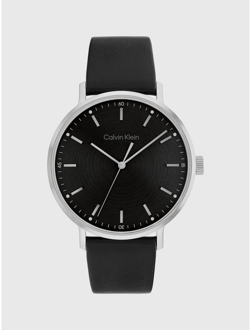 Reloj con Correa de Cuero