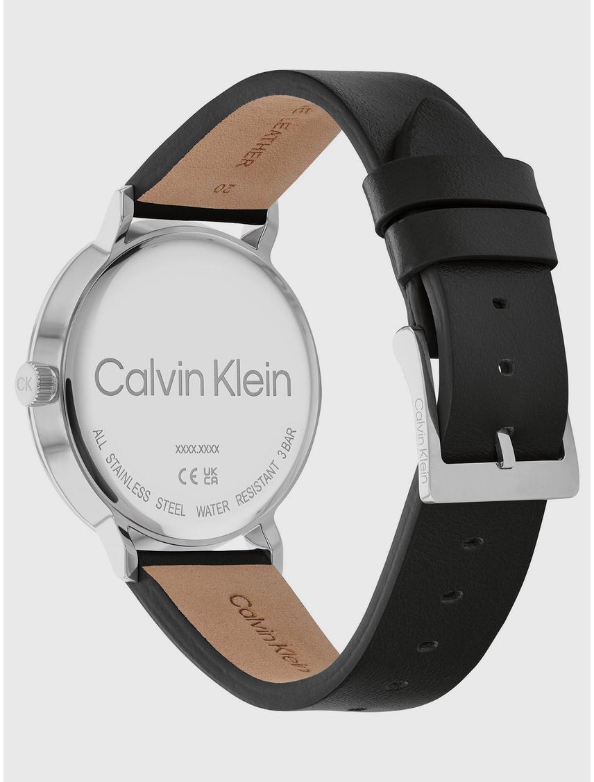 Reloj con Correa de Cuero