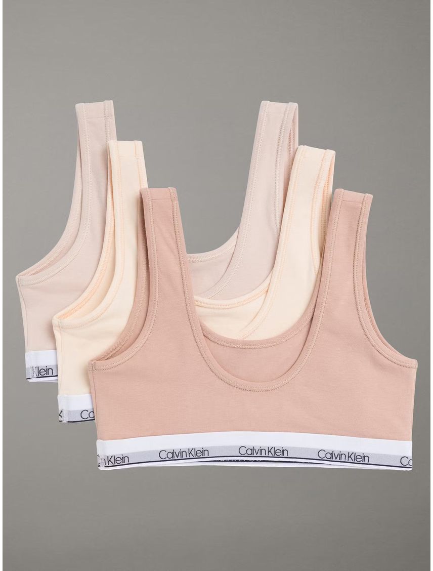 Pack 3 Bralettes Modern Cotton para Niña