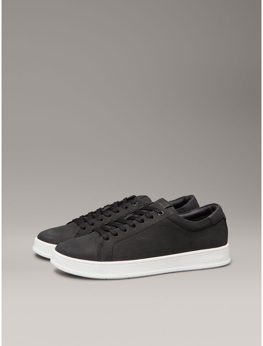 Zapatillas de Cuero Low Top Lace Up