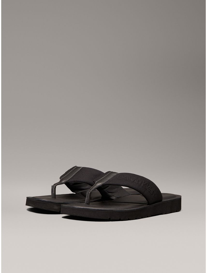 Sandalias de Lona con Logo