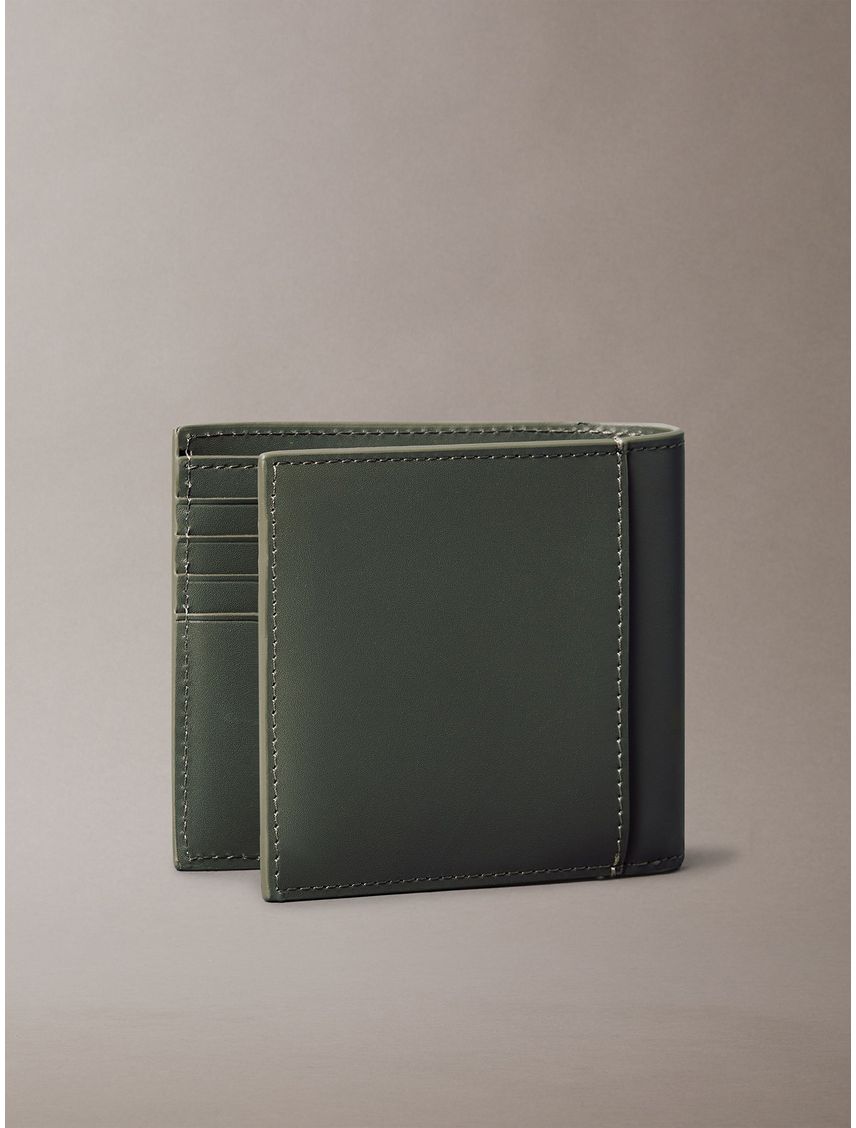 Billetera de Cuero Mono Logo