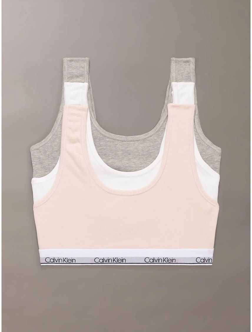 Pack 3 Bralettes Modern Cotton para Niña