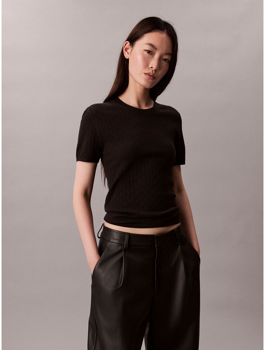 Blusa En Tejido Calado