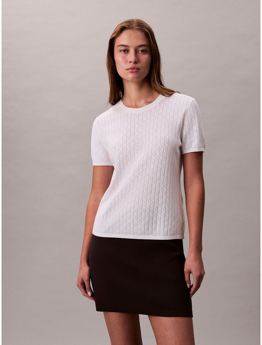 Blusa En Tejido Calado