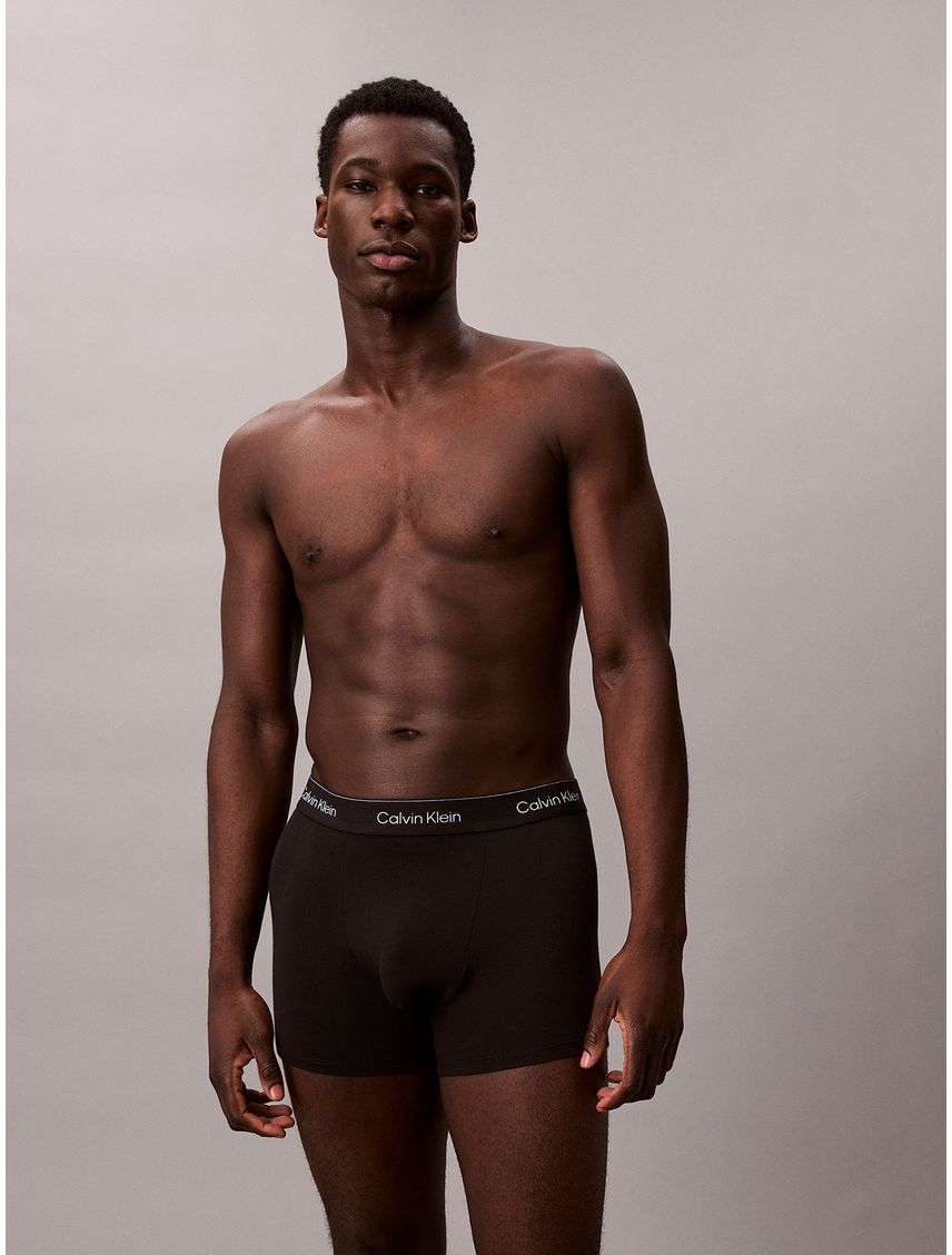 Pack De 3 Bóxers Trunk Icon Cotton Stretch