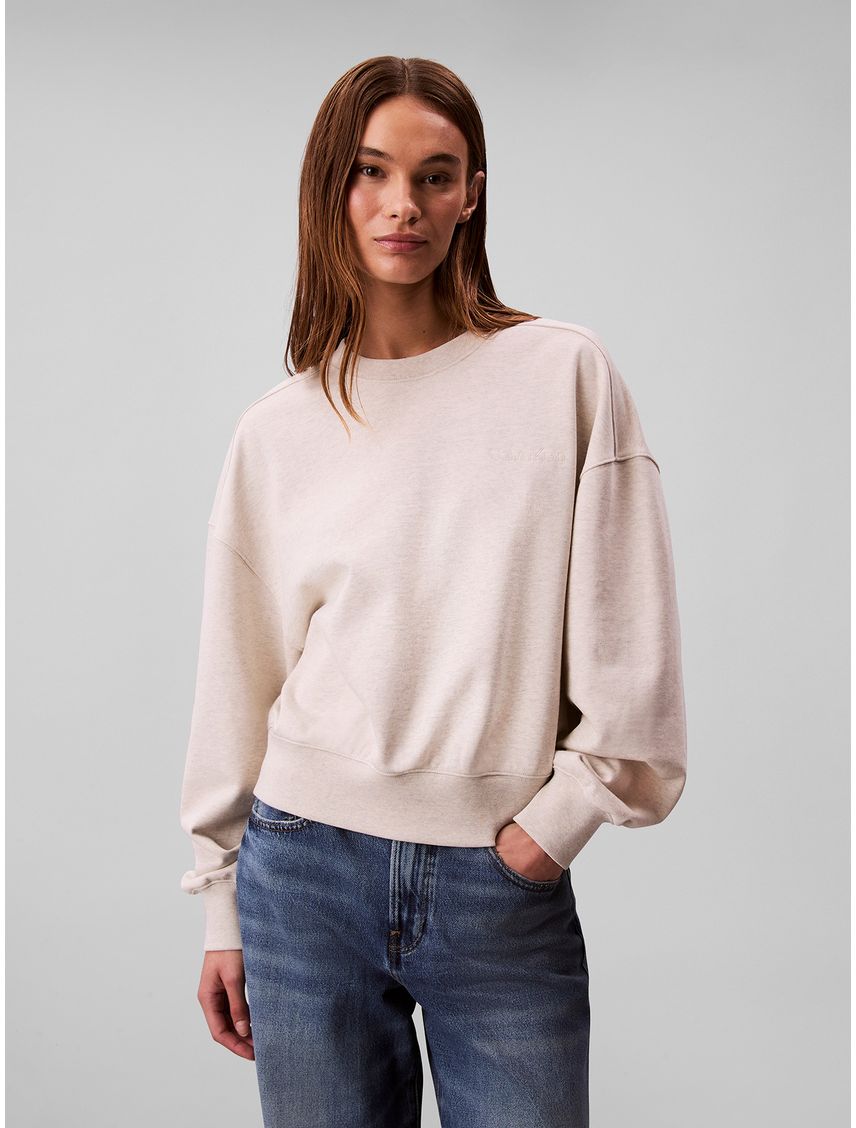 Polerón Con Tejido En Felpa