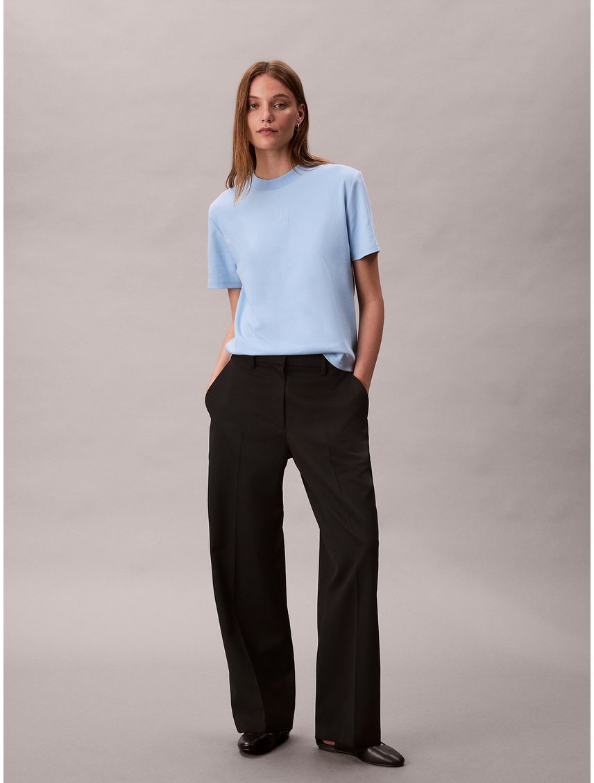 Polera Interlock Con Emblema CK