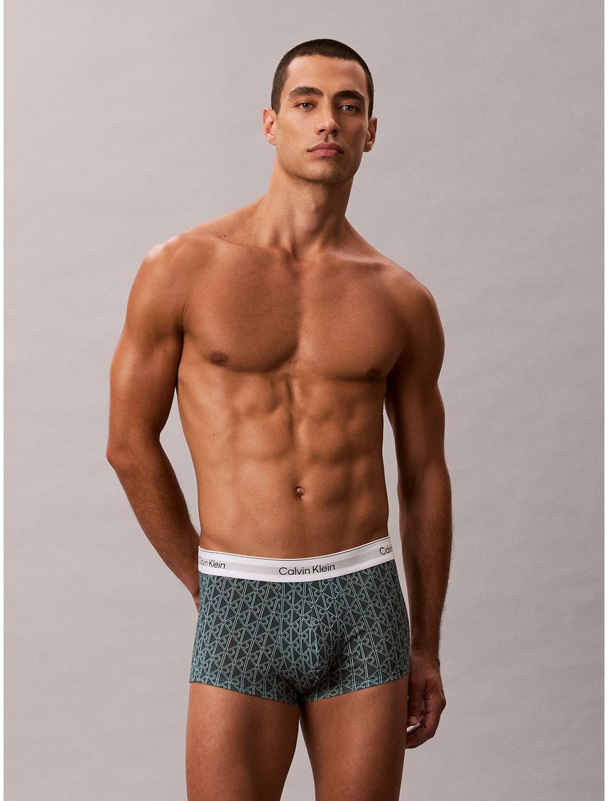 Pack De 3 Bóxers Low Rise Trunk Icon Cotton Stretch