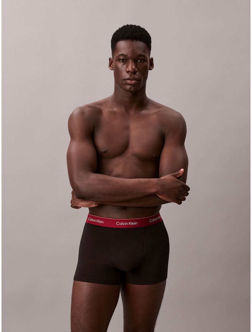 Pack De 3 Bóxers Trunk Icon Cotton Stretch