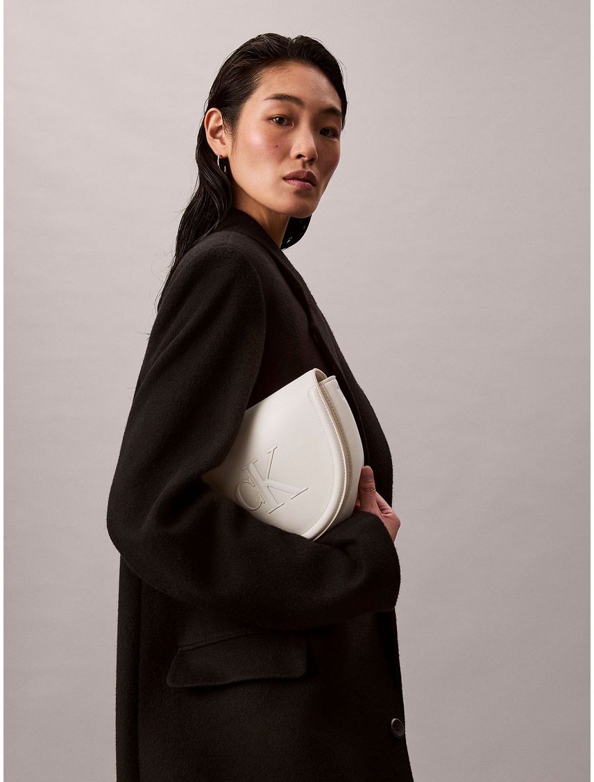 Cartera Saddle Con Monograma Grabado