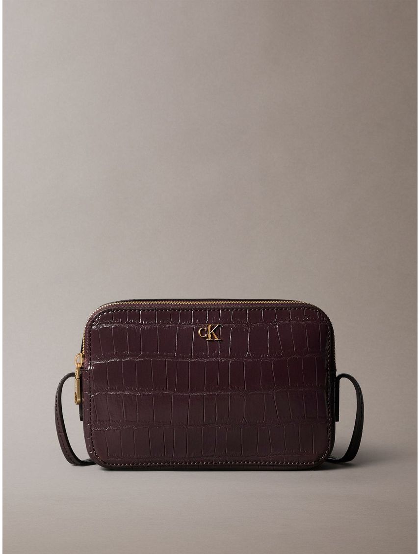 Bandolera Con Efecto Cocodrilo