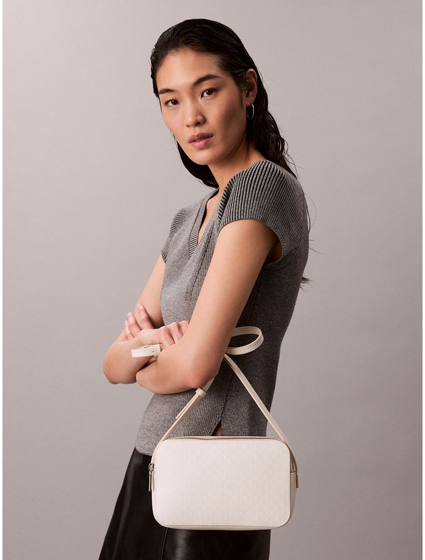 Bandolera Con Estampado De Monograma