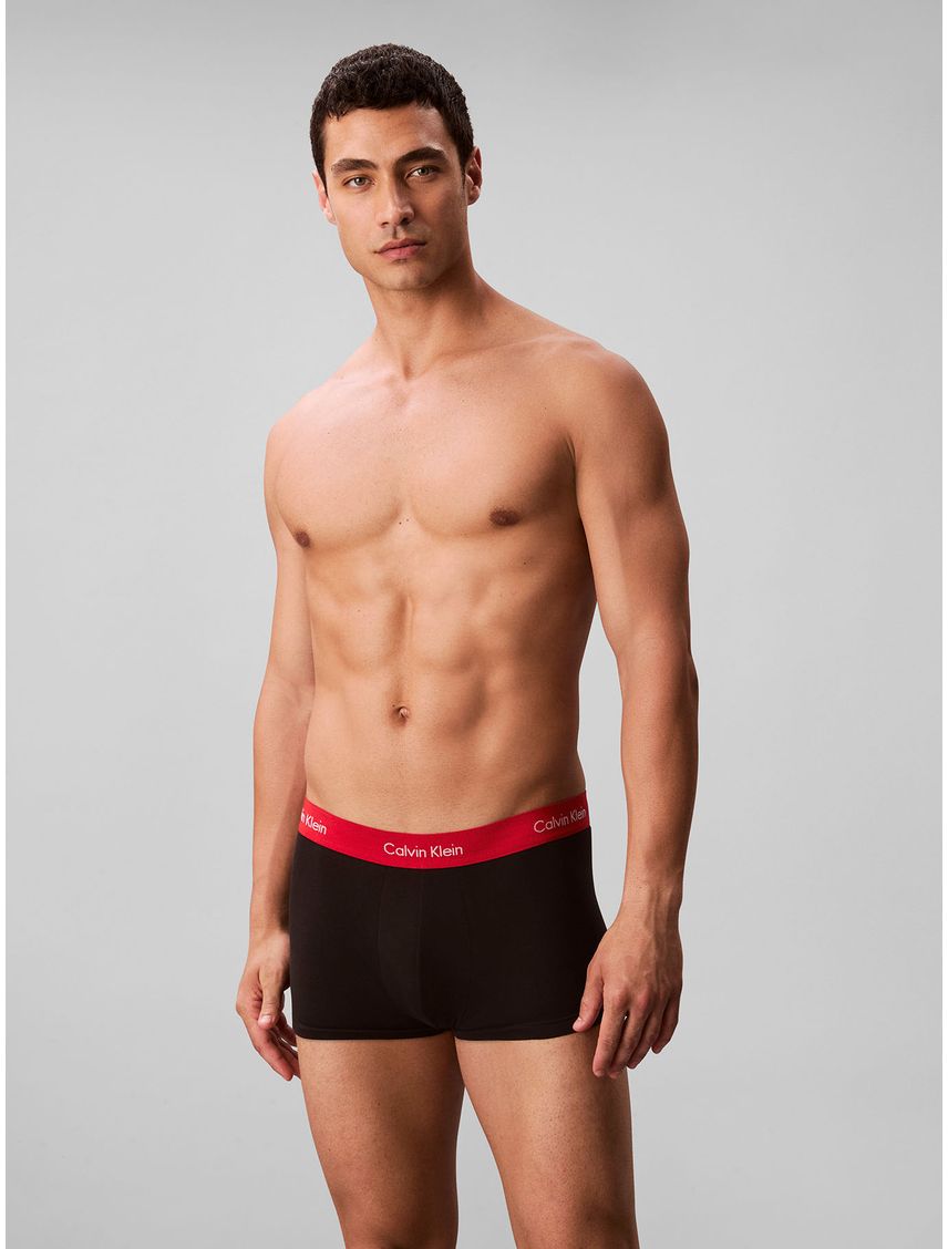 Pack De 3 Bóxers Low Rise Trunk Cotton Strech