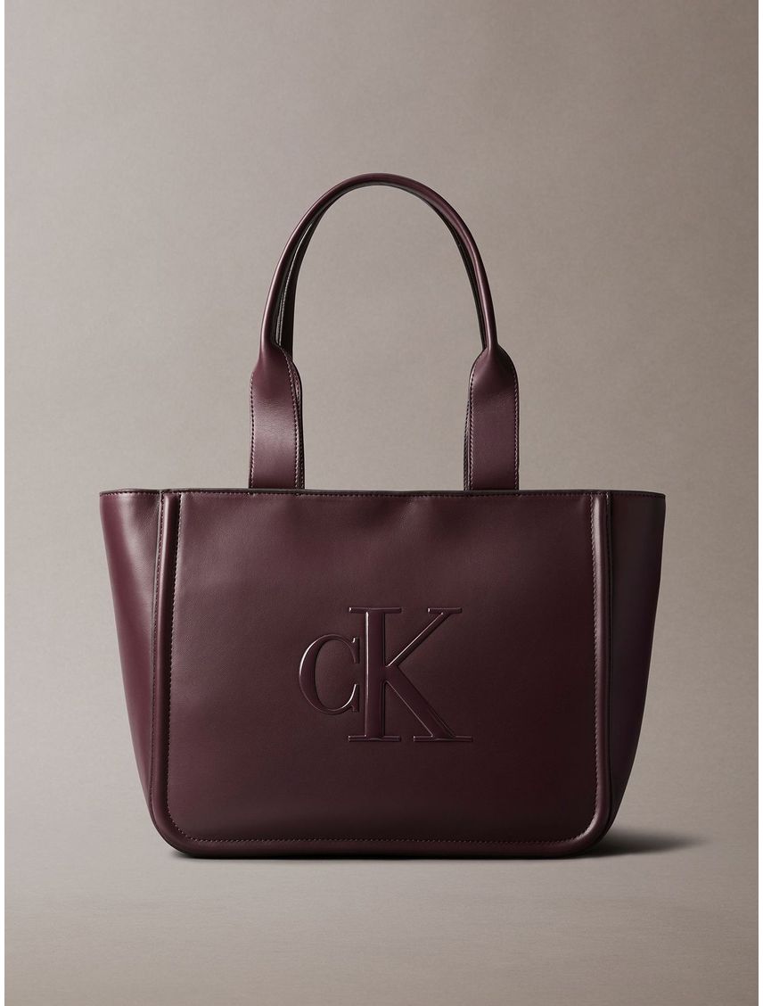 Cartera Tote Con Monograma Grabado