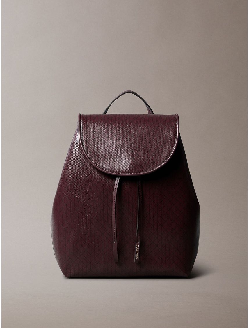 Mochila Con Estampado De Monograma Integral