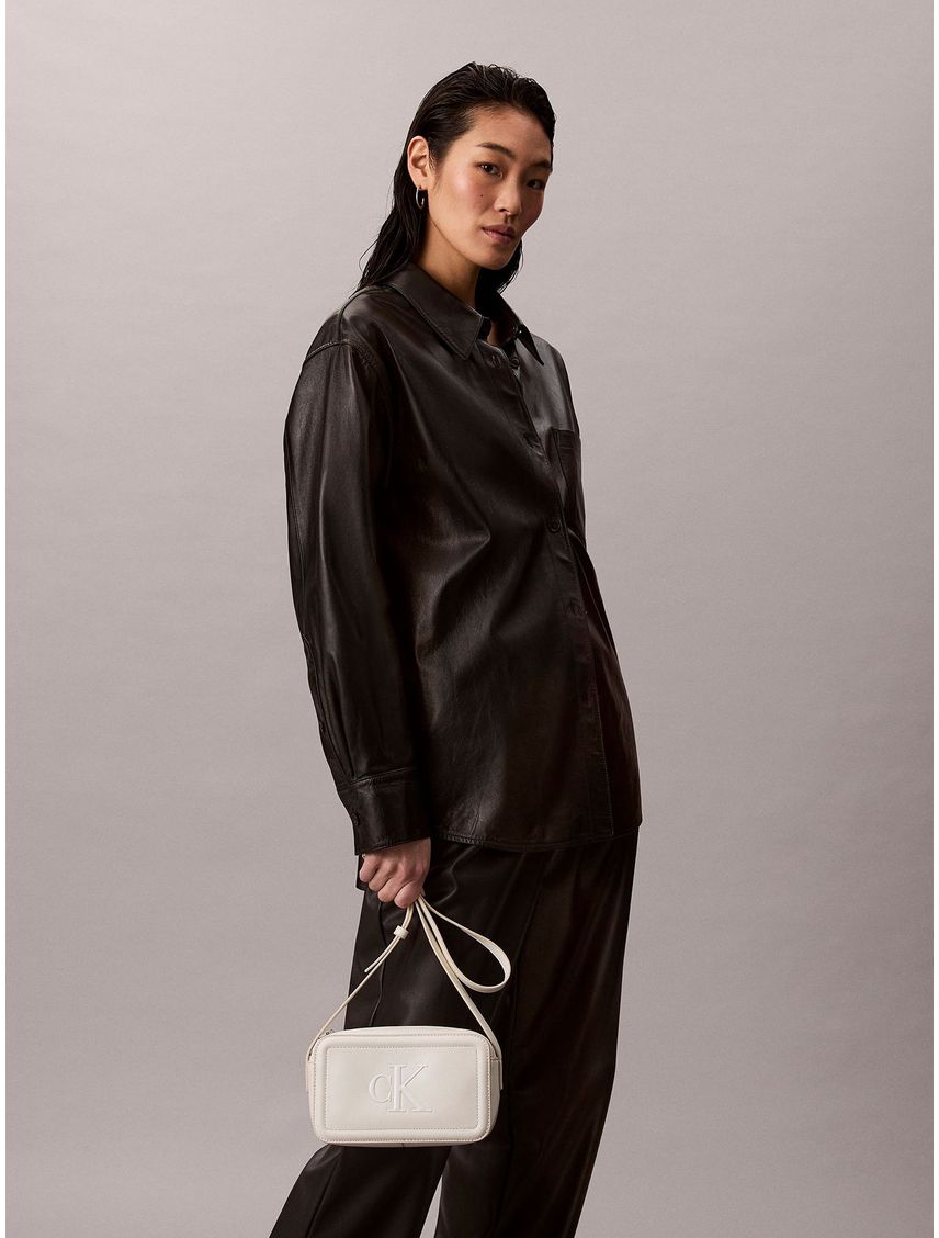 Bandolera Con Logo Monograma Grabado