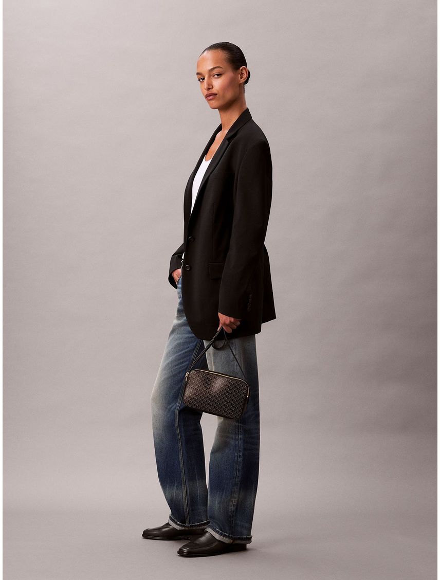 Bandolera Con Estampado De Monograma