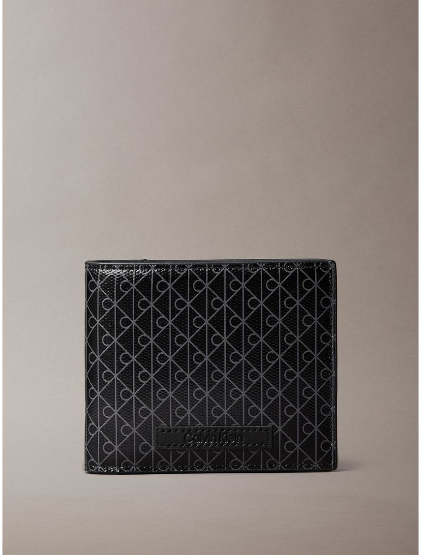 Billetera Plegada con Logo Monograma