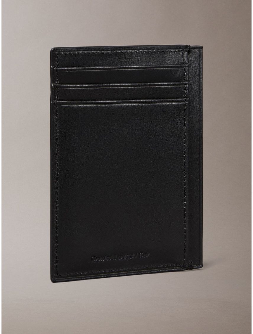 Tarjetero Vertical con Logo Metálico