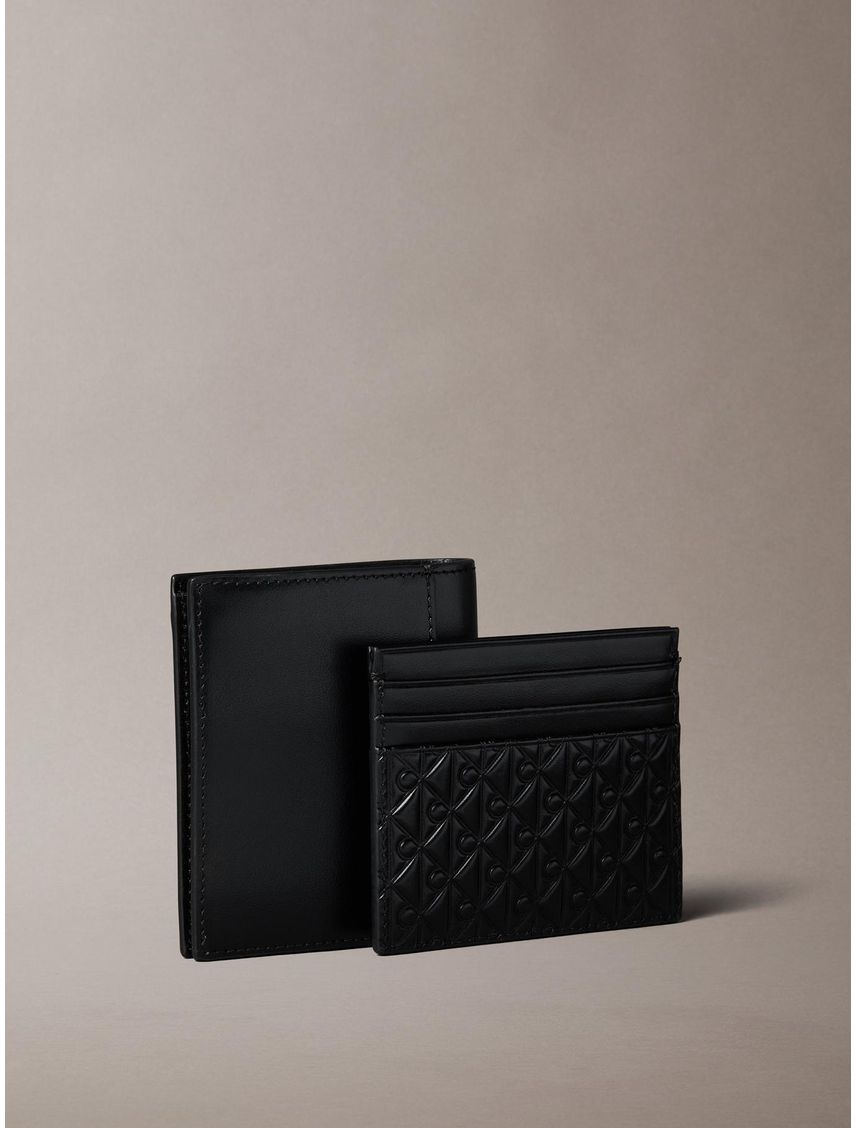 Billetera y Tarjetero de Cuero con Rfid