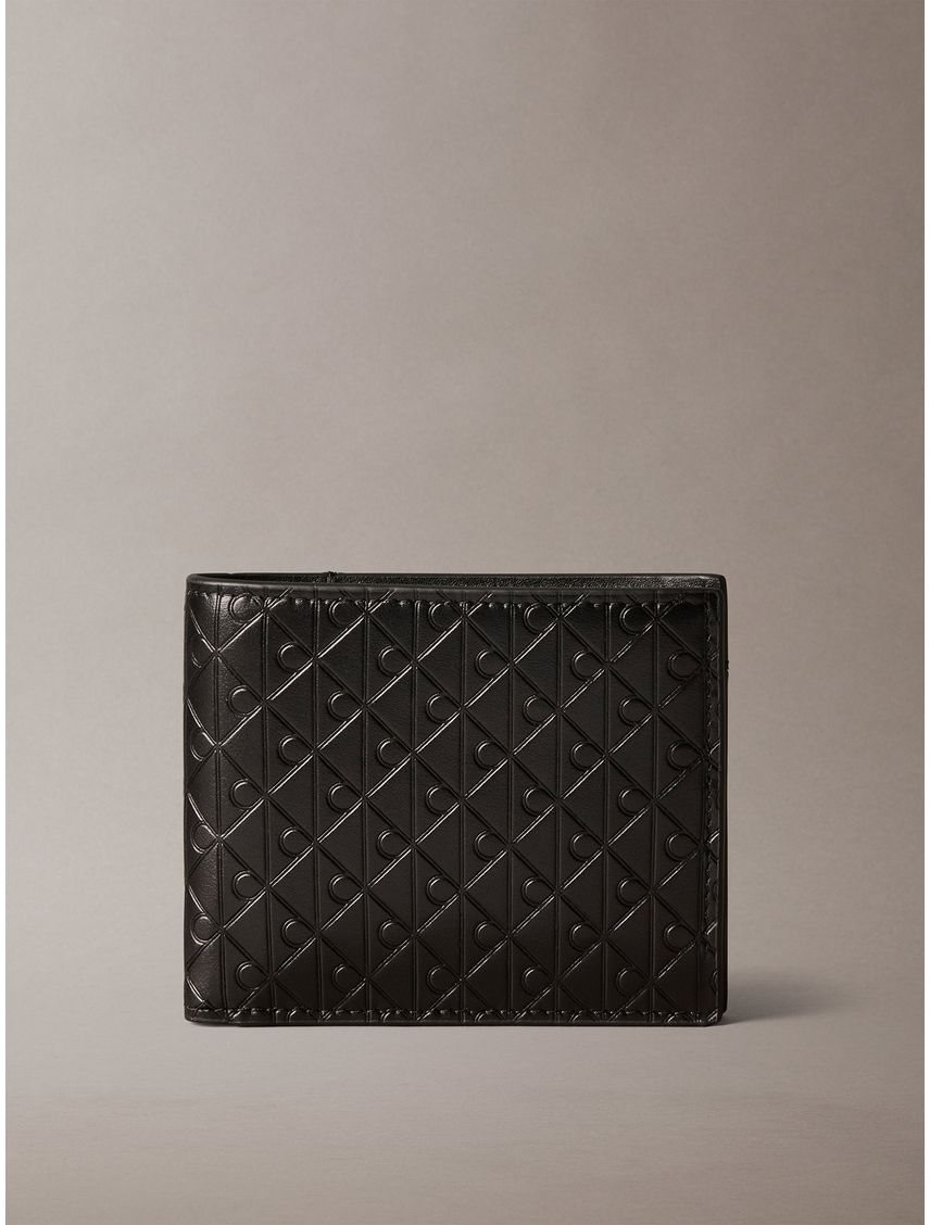 Billetera Plegada con Monograma Grabado