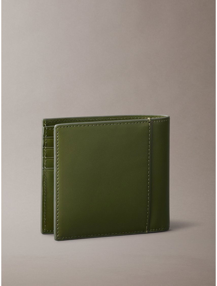 Billetera de Cuero Mono Logo