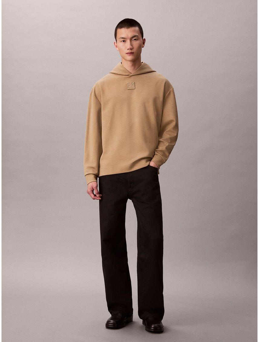 Polerón con Gorro y Mezcla de Lana