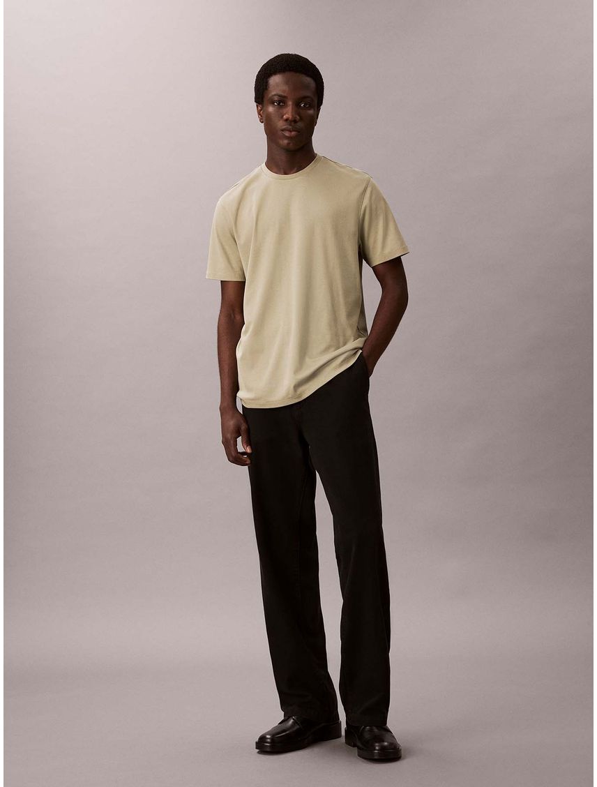 Polera de Algodón Supima de Cuello Redondo