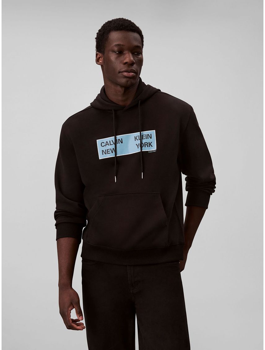 Polerón de Tejido Terry con Estampado Box Gráfico