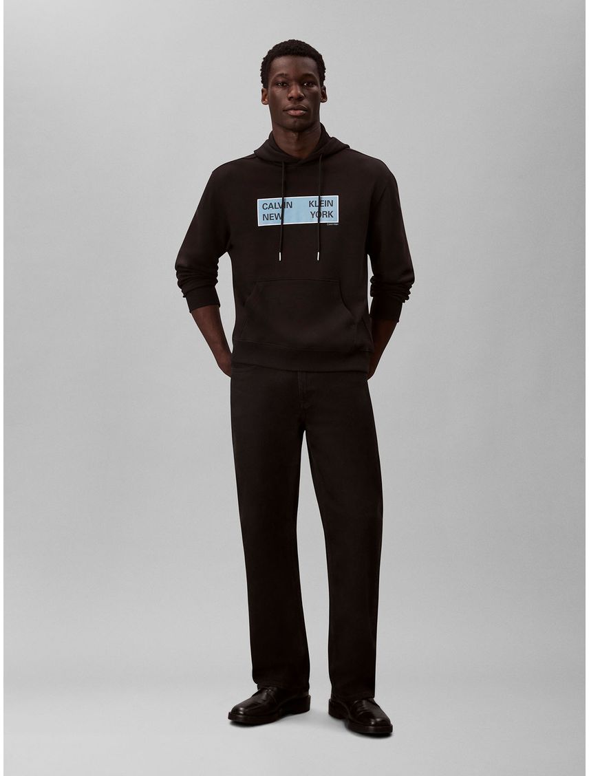 Polerón de Tejido Terry con Estampado Box Gráfico