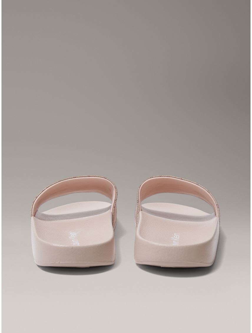 Sandalias con Estampado de Monograma