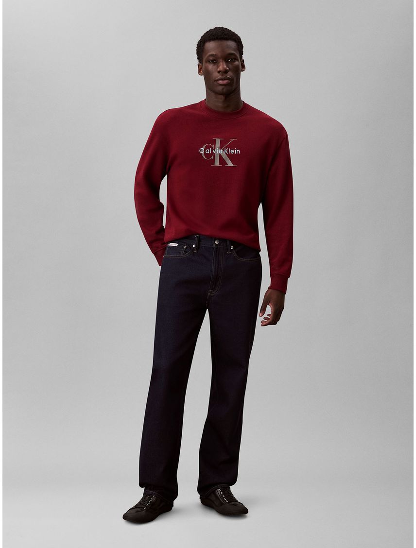 Polerón de Felpa con Monograma Estampado