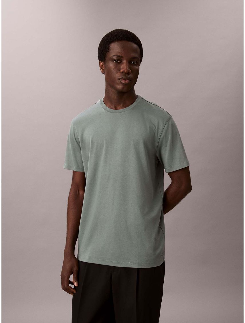 Polera de Algodón Supima de Cuello Redondo