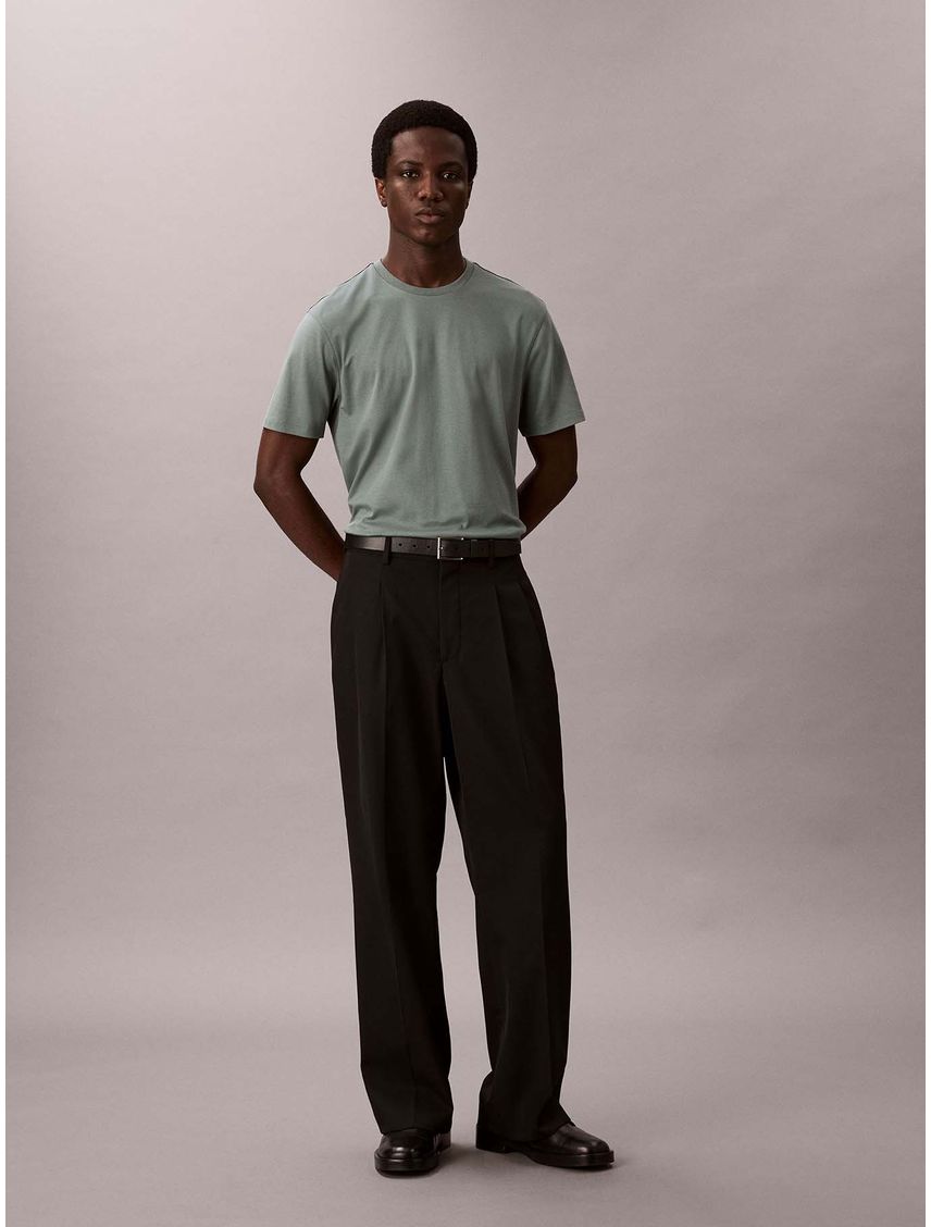 Polera de Algodón Supima de Cuello Redondo