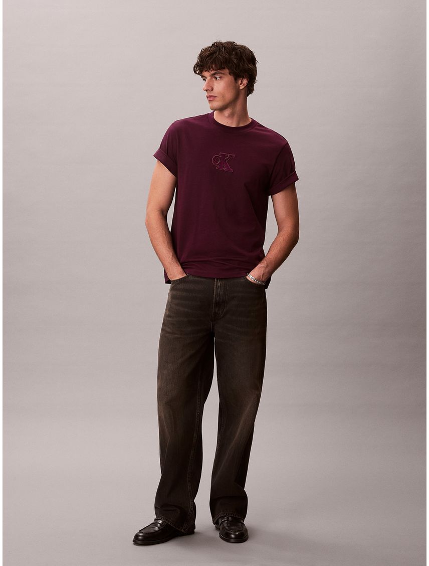 Polera con Monograma Estampado